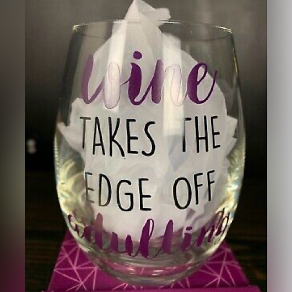 Stemless Wine Novelty Glass